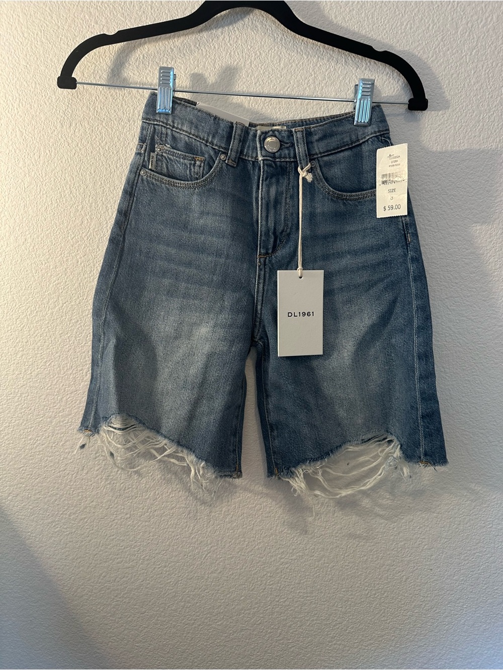 Girls DL1961 Remie Bermuda Shorts Size 8